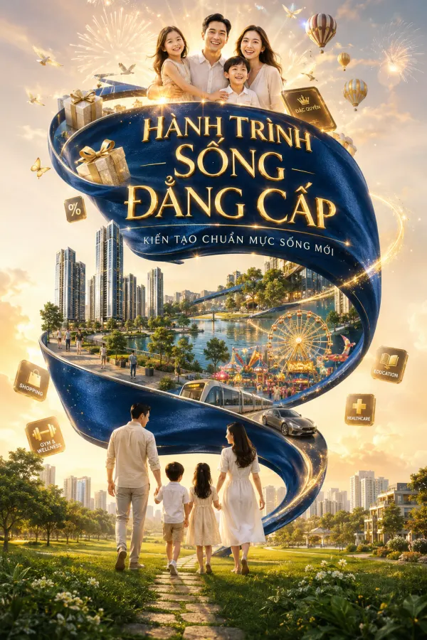 Prompt tạo Key visual quảng cáo cao cấp cho dự án đô thị – bất động sản