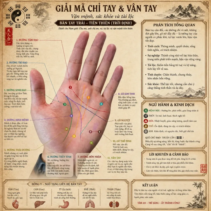 Prompt phân tích chỉ tay và vân tay