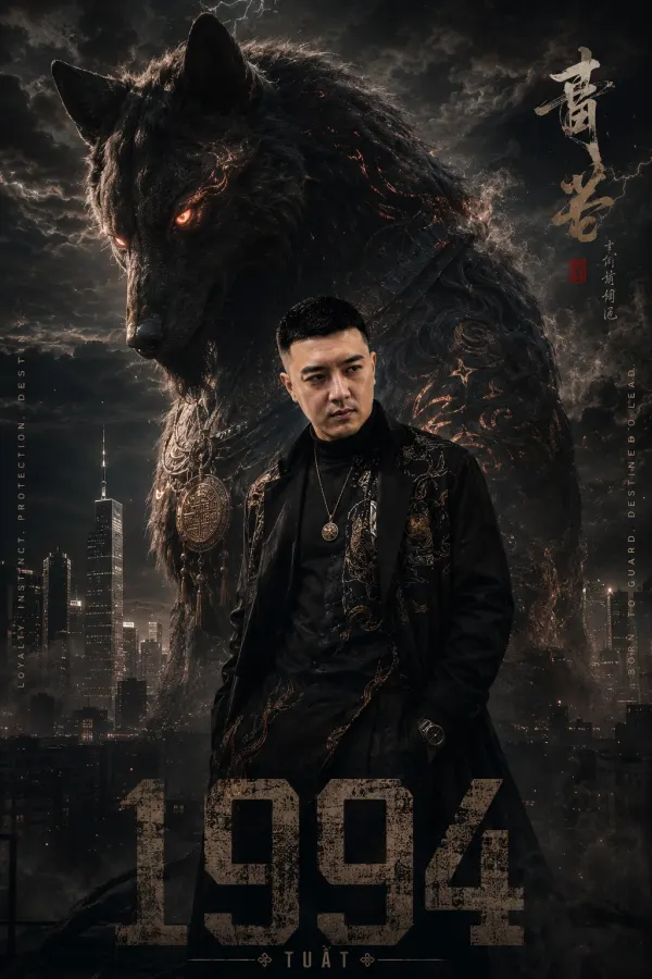Prompt tạo Poster năm sinh cực ngầu