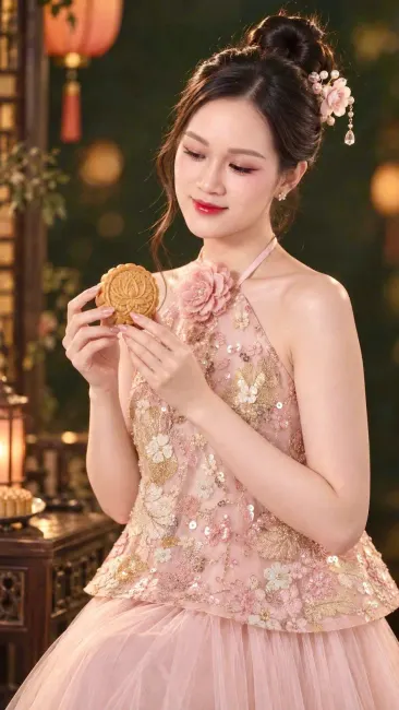 Prompt tạo ảnh trung thu trong trẻo — ảnh 3